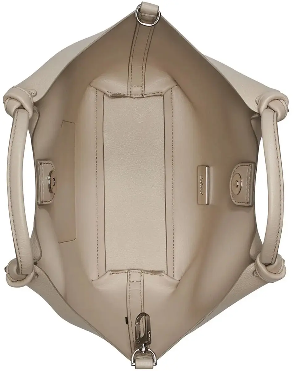 DKNY Paula Small Stoffentas - Light Taupe
