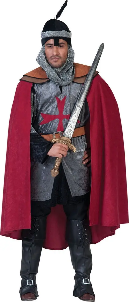 Espa Tempelridder Elite Kostuum - Maat 56/58 - Rood/Zalm