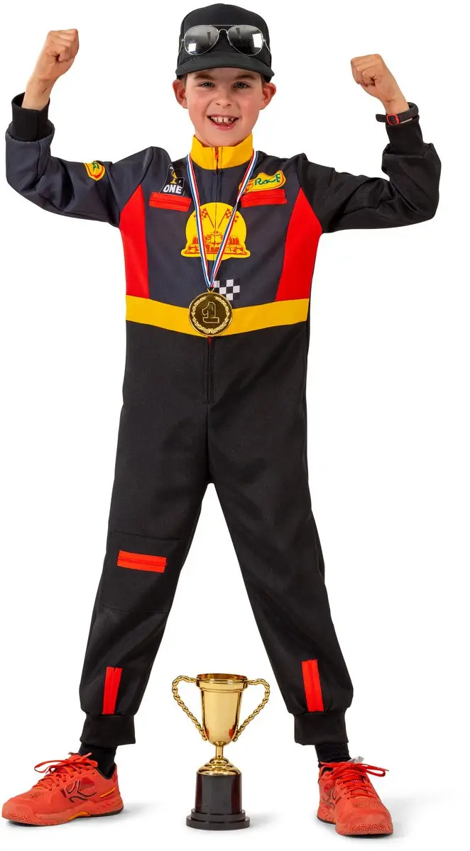 Espa Formule Racekostuum 164 - Rood/Geel/Blauw/Zwart