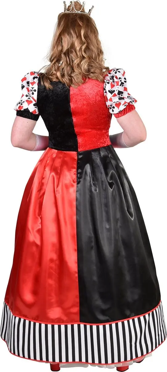 Espa Hartenkoningin Jurkje - XL - Rood/Wit/Zwart