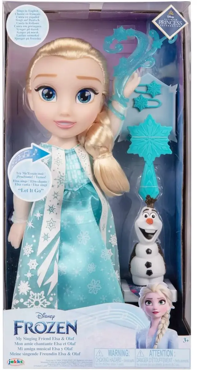 Disney Frozen Elsa Zingende Pop 38cm