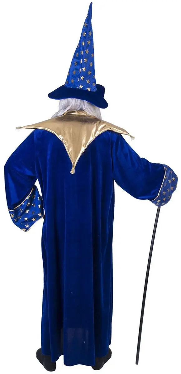 Espa Magiër Kostuum Isior - One Size - Blauw/Goud