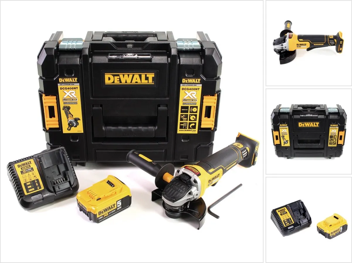 DeWalt DCG 406 P1 Haakse Slijper 18V 125mm