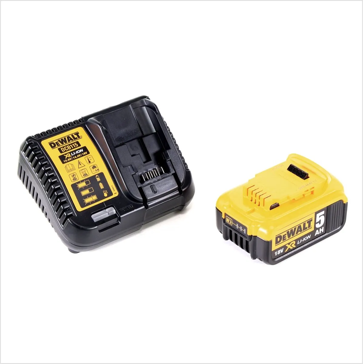 DeWalt DCG 406 P1 Haakse Slijper 18V 125mm - 5.0Ah Accu - afbeelding 3 van 5