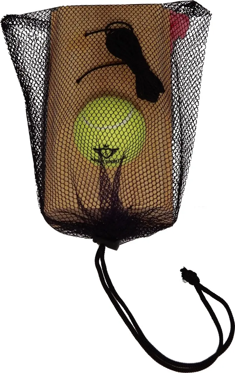 Angel Toys Tennistrainer Luxe Rubberhout - Solo Trainingsset - Meerdere kleuren - afbeelding 6 van 6