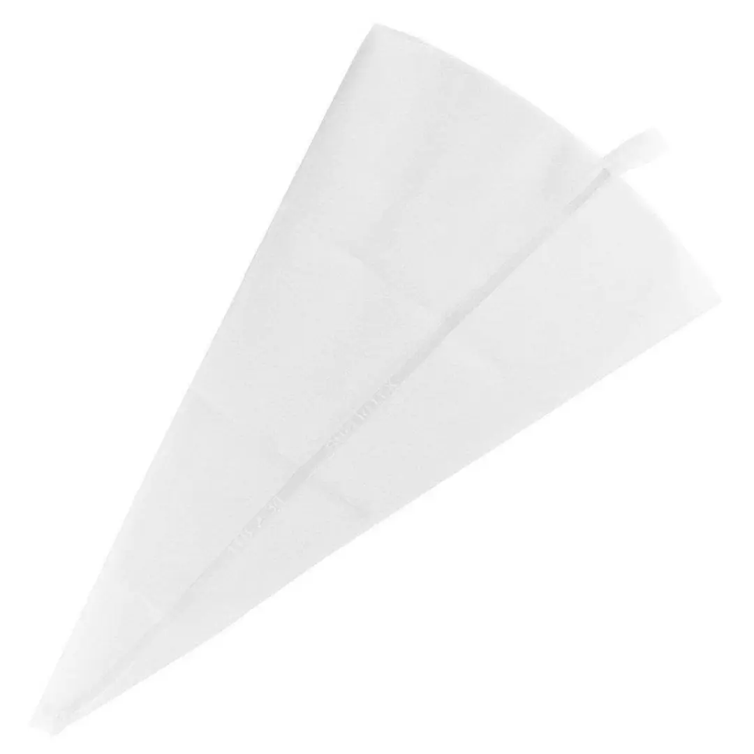 Orion Siliconen Spuitzak 30cm - Roestvrijstalen Mondjes - Wit/Zilver