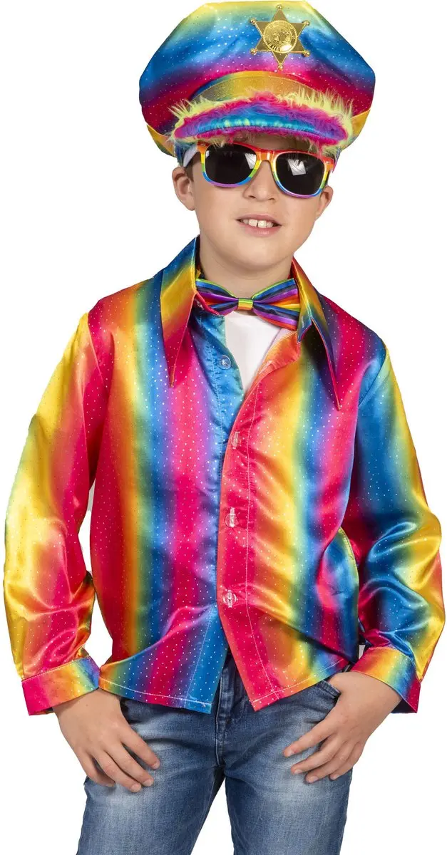 Espa Disco Shirt Stijn Regenboogkleuren