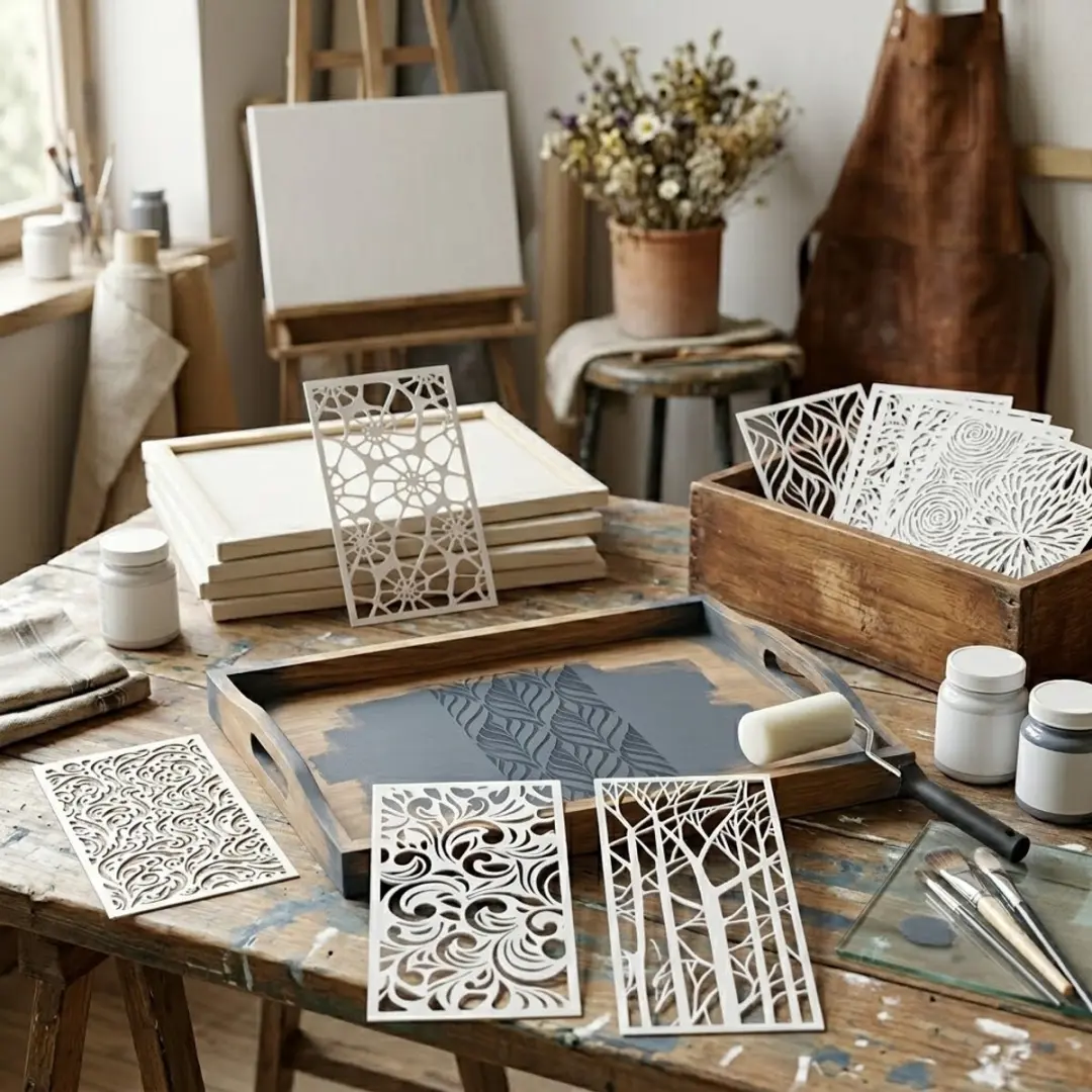 NUVEX Hobby Sjablonen Set 16 Stuks - Geometrisch & Abstract
