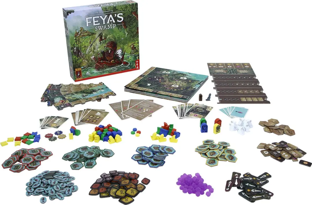 999 Games Feya's Swamp Strategisch Expertspel 999-FEY01 - 2-4 Spelers - afbeelding 6 van 6
