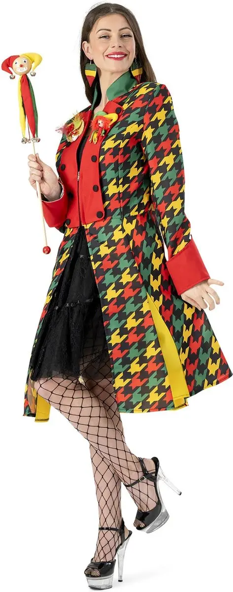 Espa Carnaval Jas Ebony - L/XL - Rood/Geel/Groen