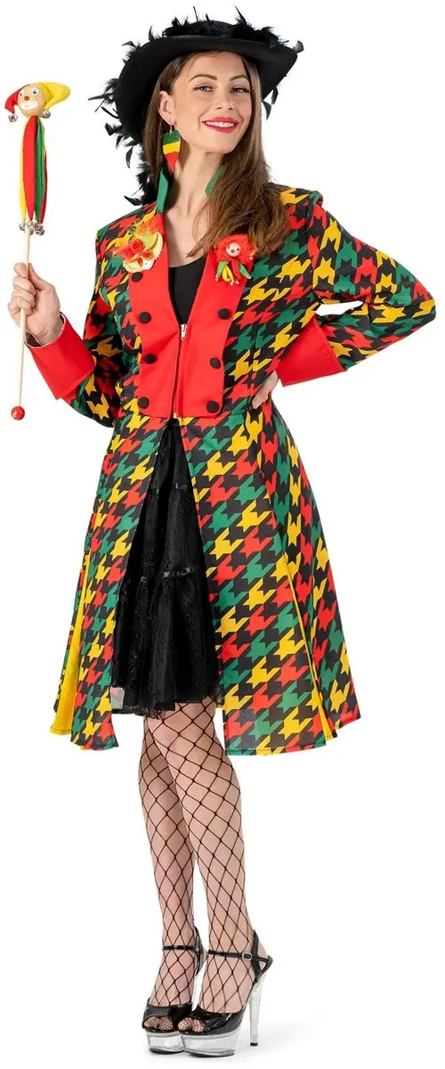 Espa Carnaval Jas Ebony - L/XL - Rood/Geel/Groen - afbeelding 6 van 6