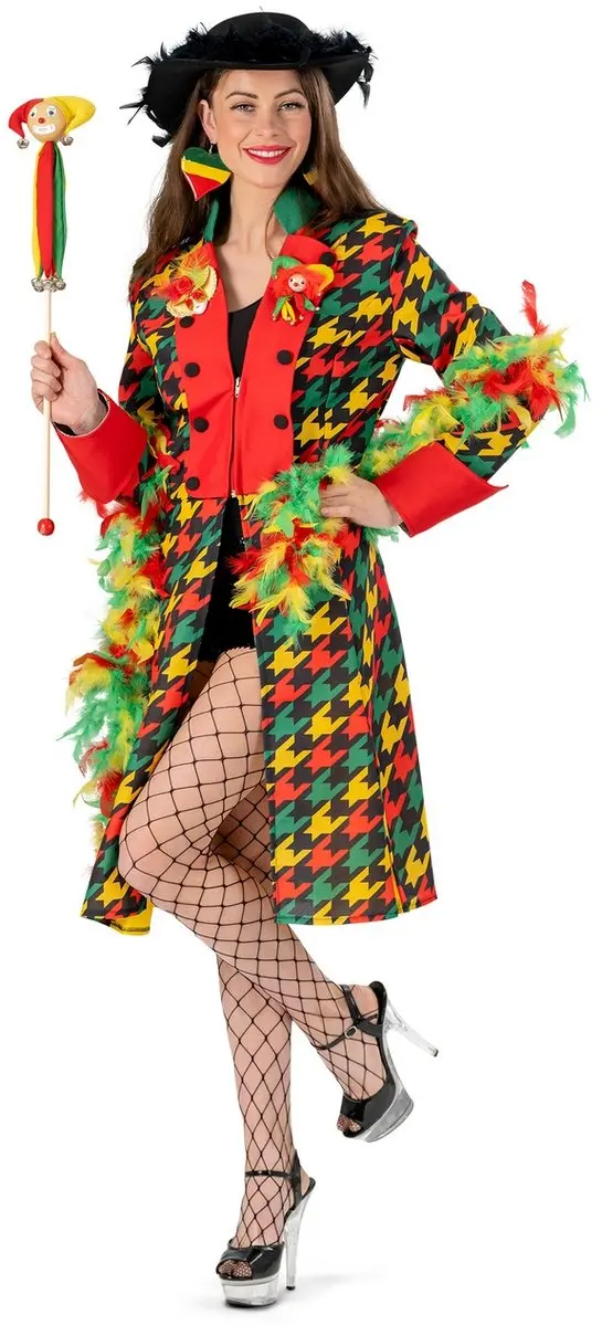 Espa Carnaval Jas Ebony - L/XL - Rood/Geel/Groen
