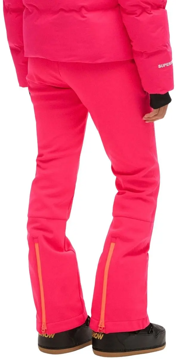Superdry SKI Softshell Slim Broek Hyper Fire Pink M