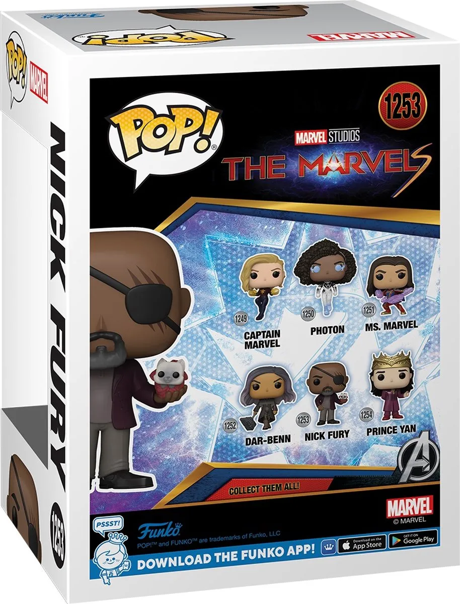 Funko Pop Marvel Nick Fury The Marvels #1253 - 9,5 cm