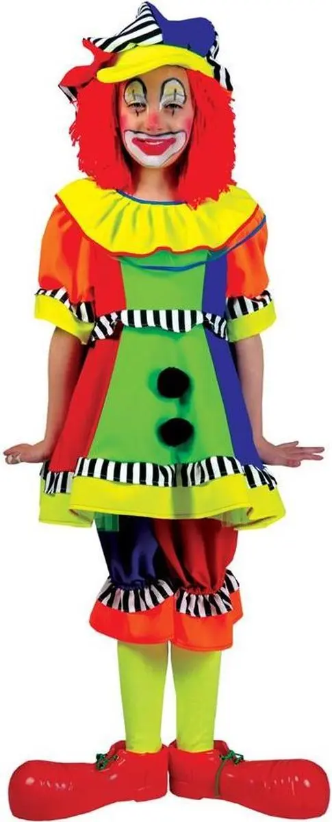 Espa Spanky Stripes Clown Olivia Verkleedkleding Maat 128