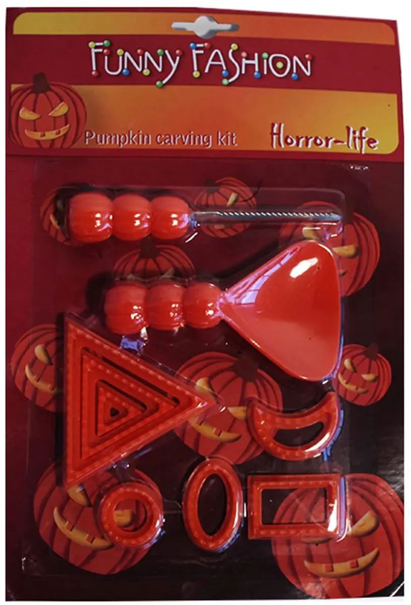 ESPA Beeldhouwkit Pompoen - 9 Stuks - Oranje