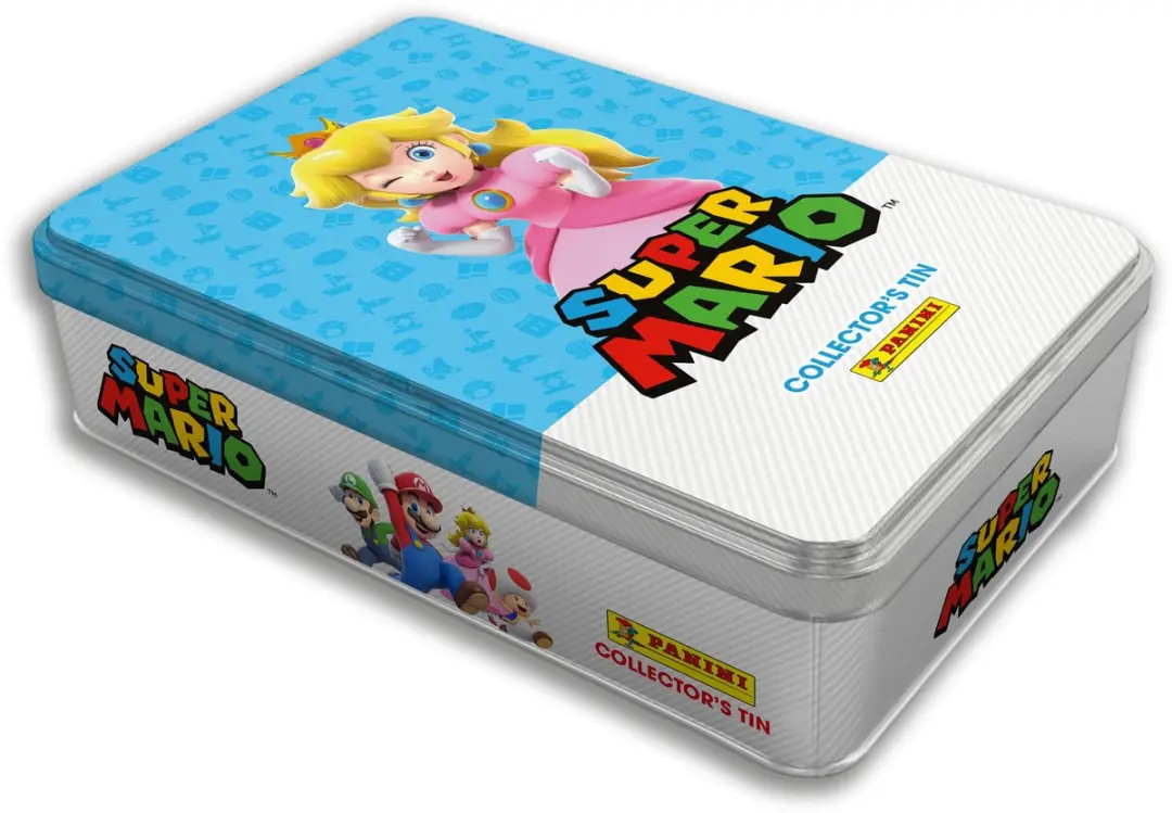 Asmodee Super Mario Sticker Collectie Slim Tin - Meerkleurig