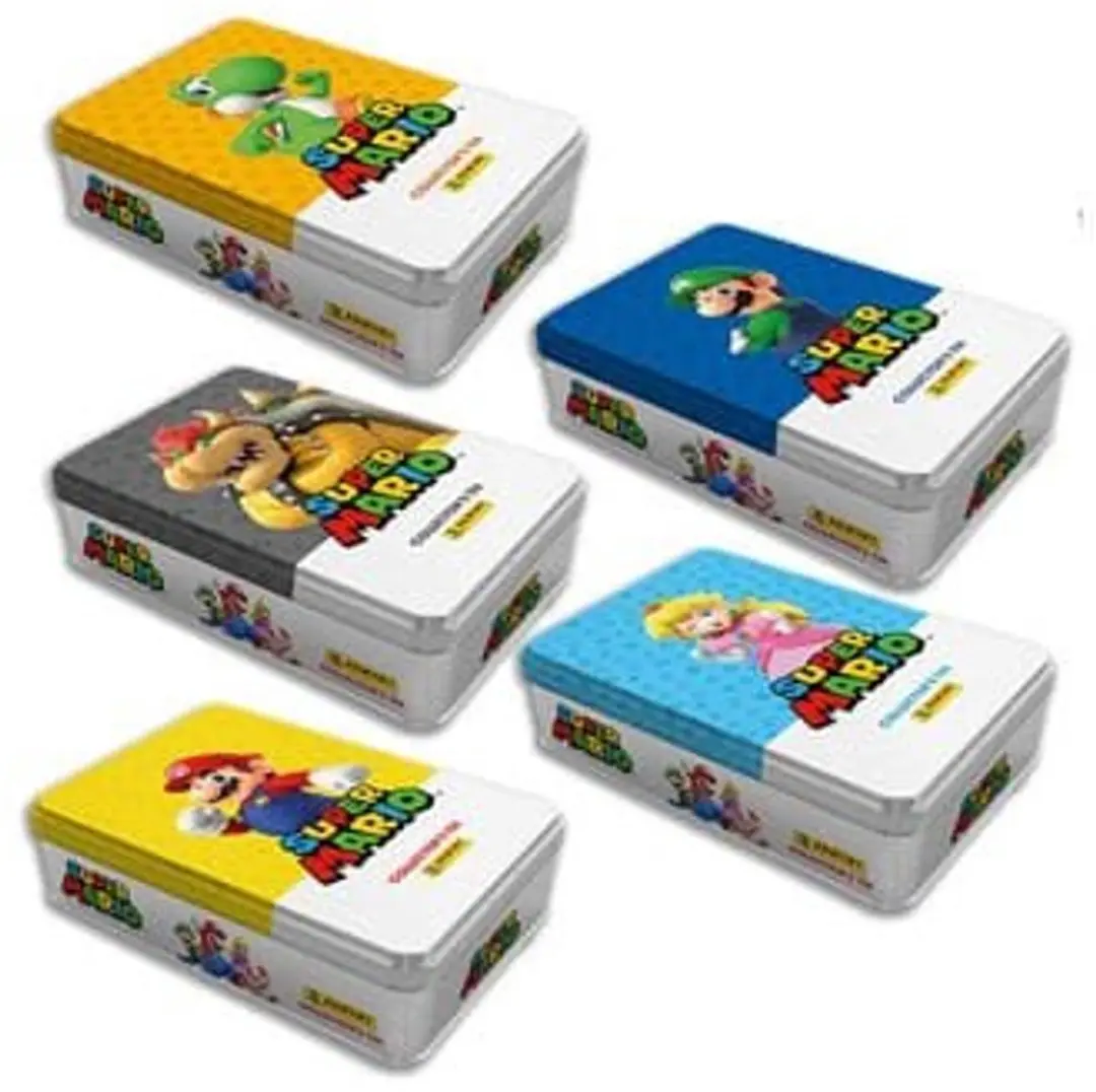 Asmodee Super Mario Sticker Collectie Slim Tin