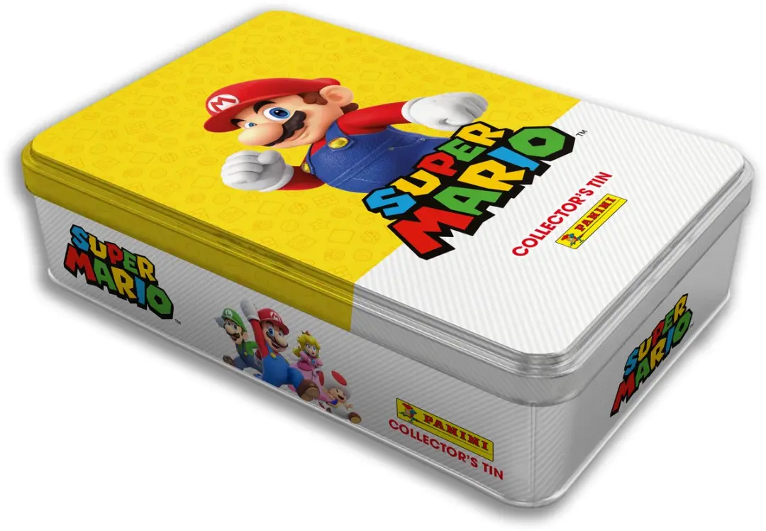 Asmodee Super Mario Sticker Collectie Slim Tin - Meerkleurig