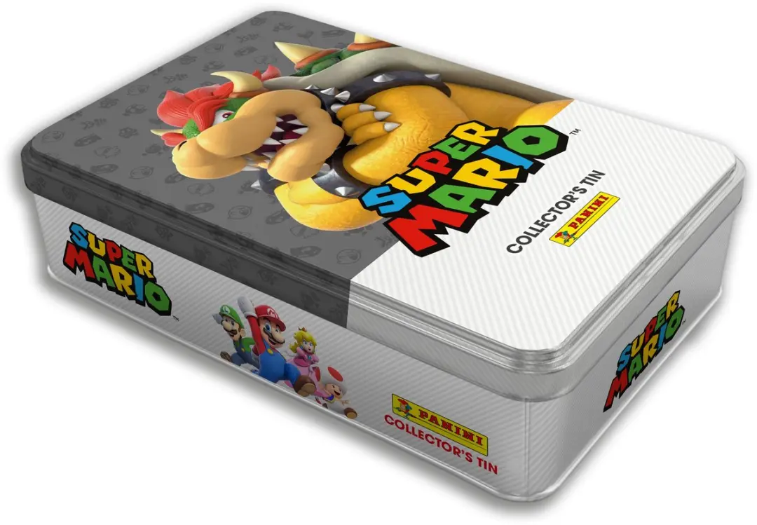 Asmodee Super Mario Sticker Collectie Slim Tin - Meerkleurig