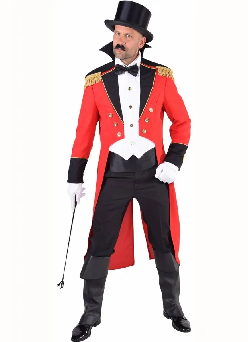 Espa Circus Directeur Dompteur Heren - Rood - Maat L