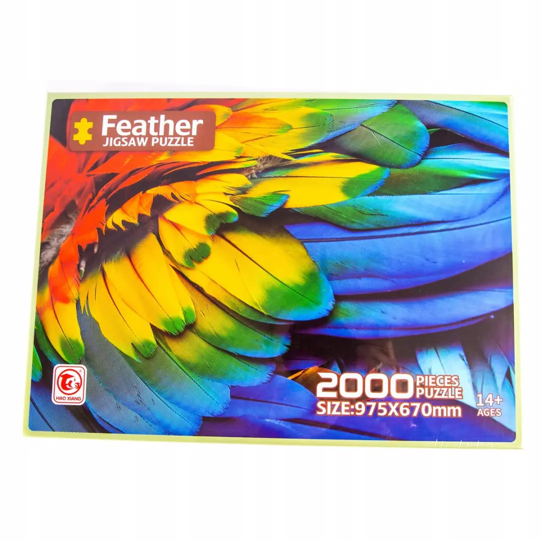 Feather 2000-delige Kleurrijke Veren Puzzel