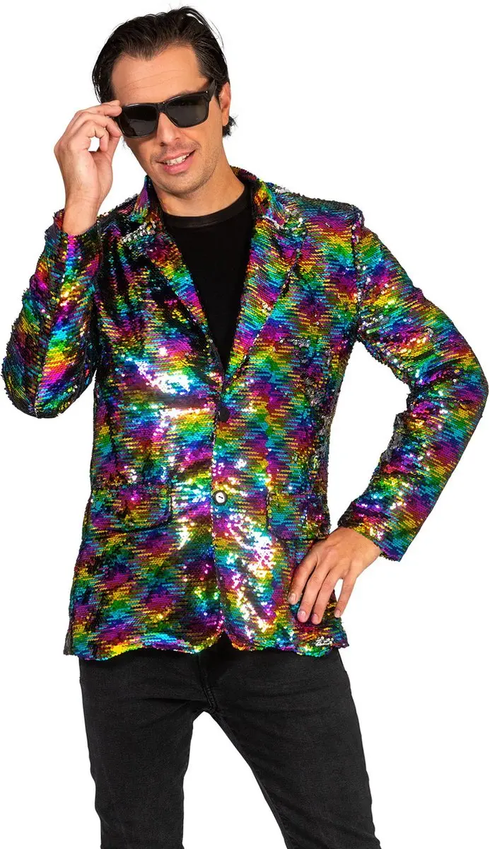 Espa Disco Jas Jack Regenboogprint