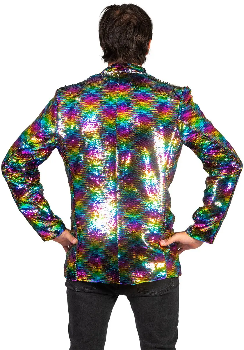 Espa Disco Jas Jack Regenboogprint - S/M