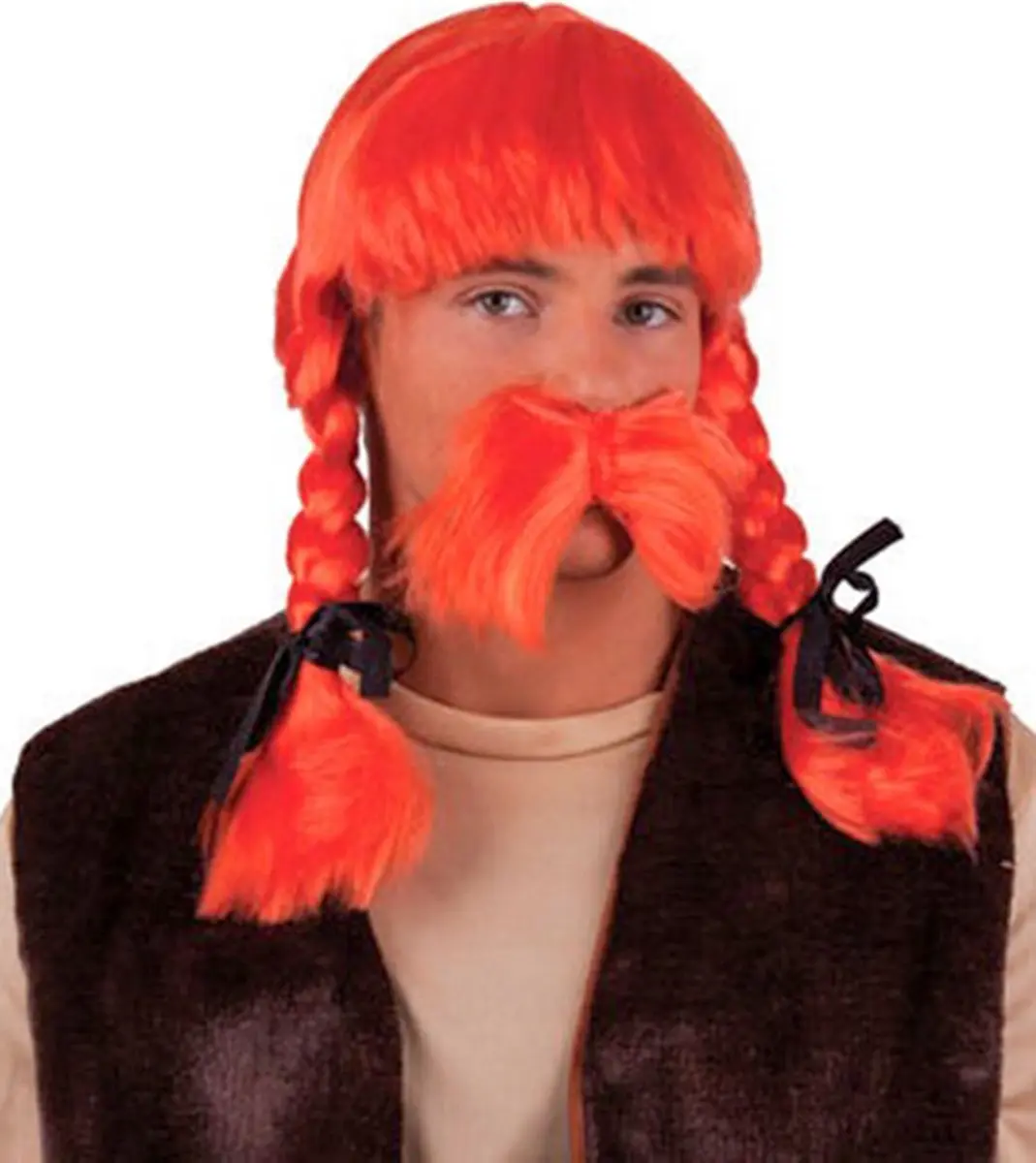 Espa Oranje Gallier Verkleedpruik
