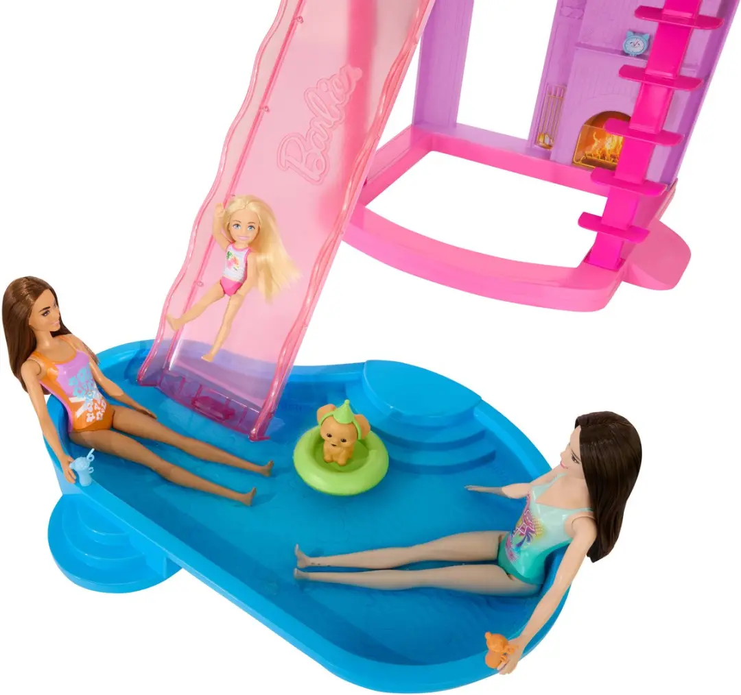 Barbie Droomhuis Poppenhuis - Meerkleurig - 65 Meubels