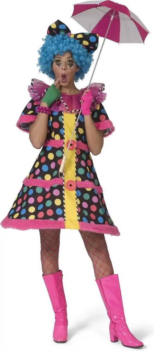 Espa Clownspak Hotty Dotty Dames - Regenboog - afbeelding 6 van 6