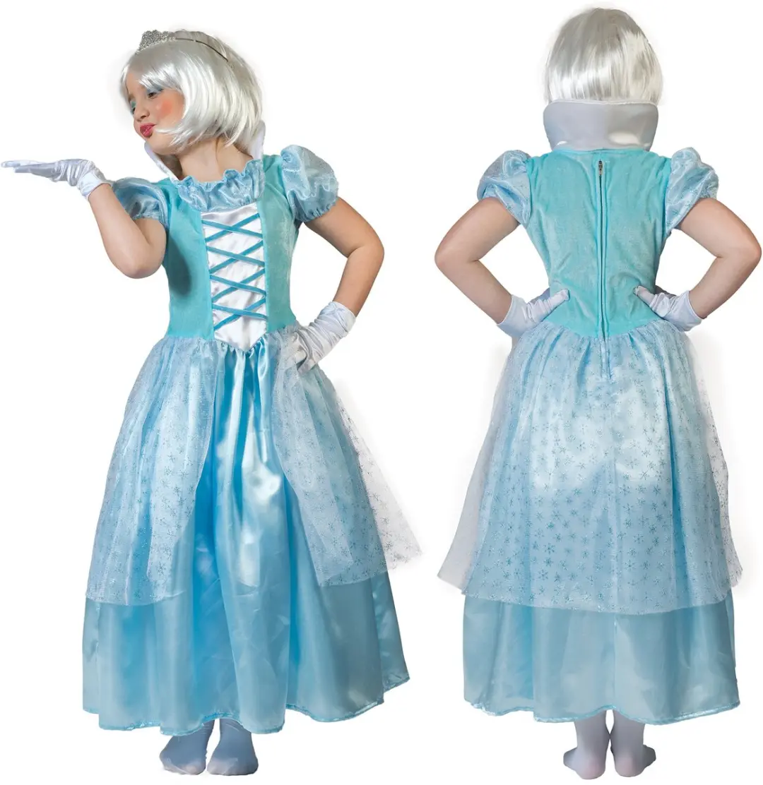 Espa Ice Princess Clara Verkleedjurk - 140 - Blauw