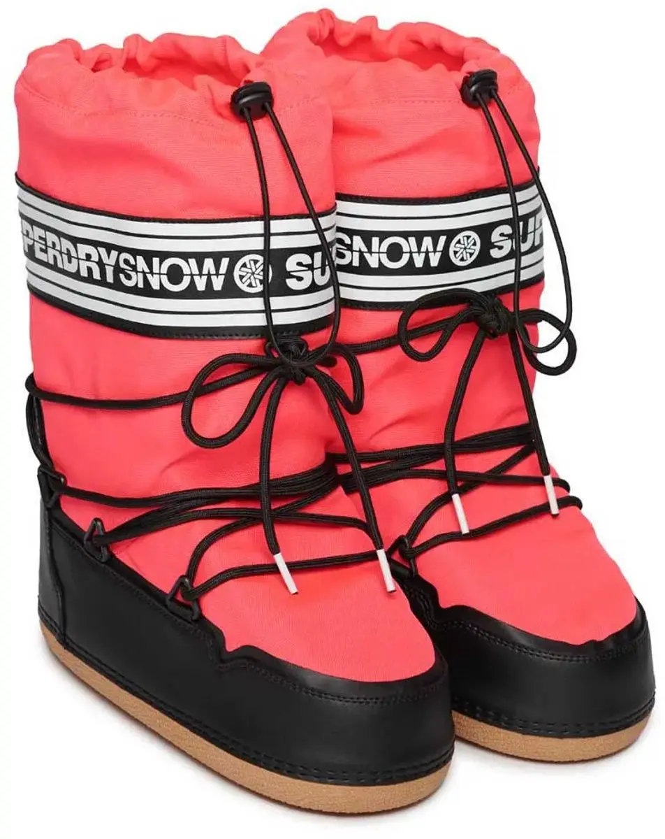 Superdry SNOW BOOT Dames Snowboots - Hyper Fire Pink - 37