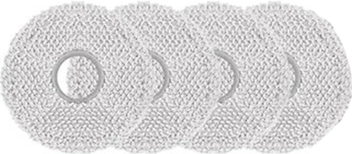 Set van 4 roterende dweildoeken voor Ecovacs Deebot X5 Omni robotstofzuiger