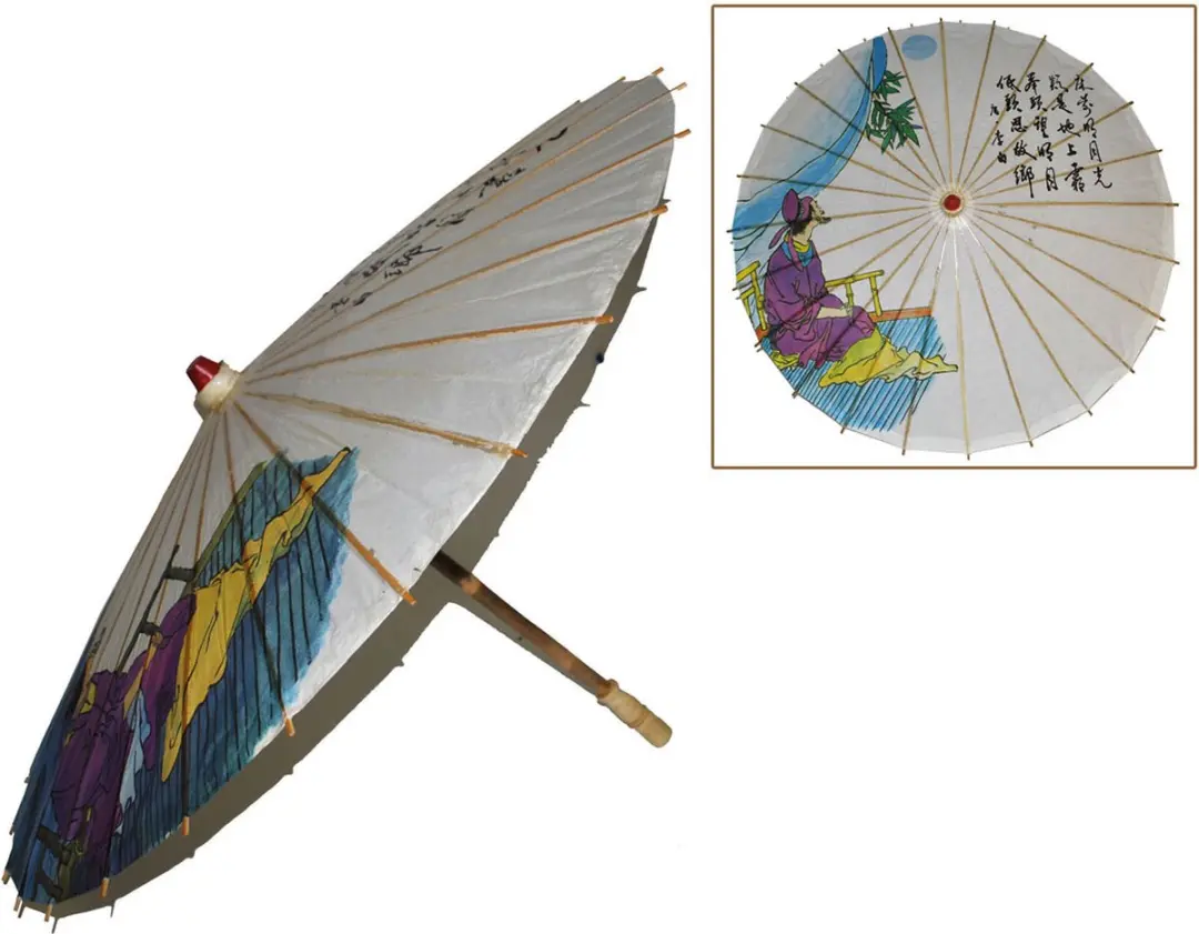 Espa Houten Japanse Paraplu - Ø85cm - Multi - afbeelding 6 van 6