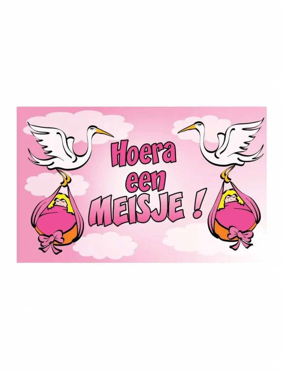 Espa Geboortevlag Roze