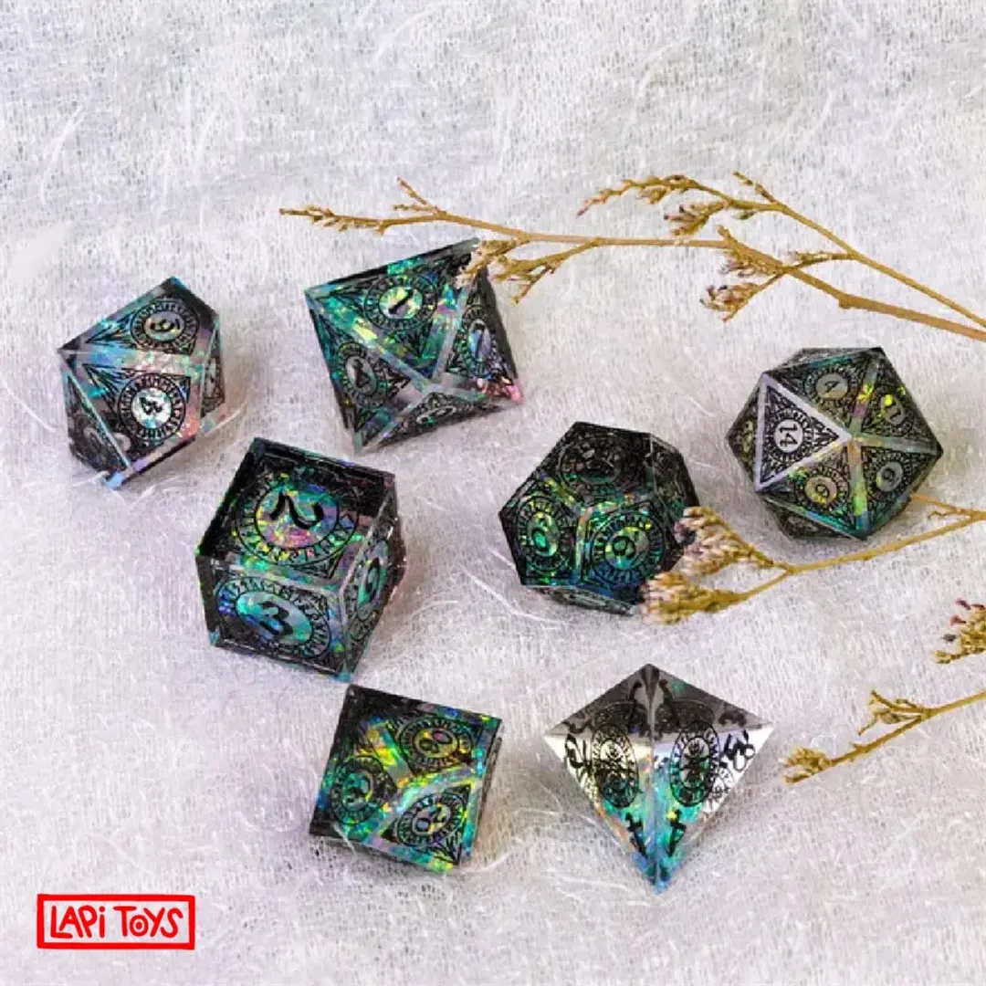 Lapi Toys DnD Dobbelstenen Set - 7-delig - Groen