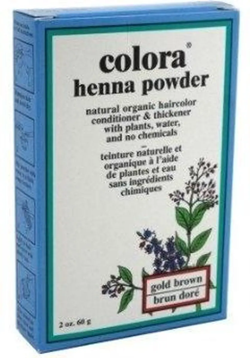 Colora Henna Gold Brown Kleurpoeder 60g