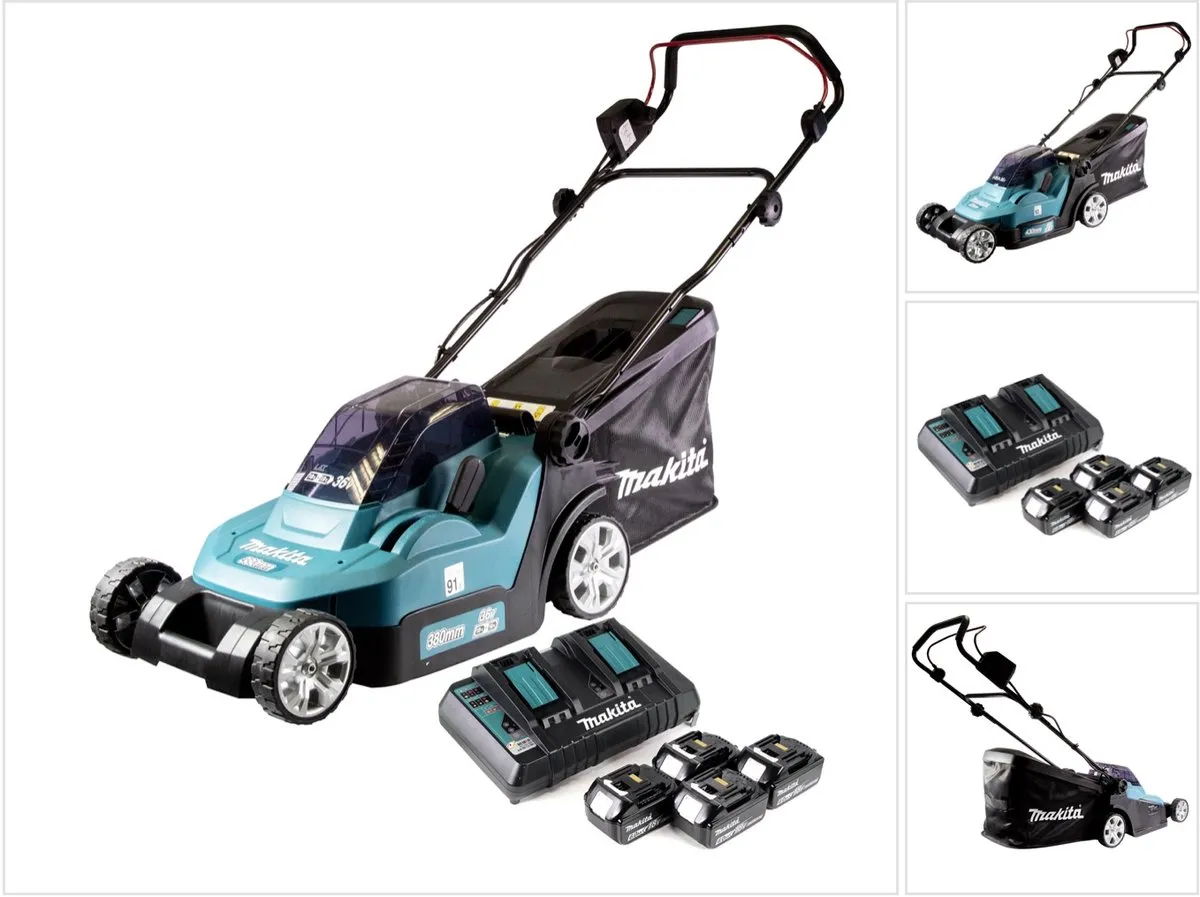 Makita DLM 432 PG4 Accugrasmaaier 43cm