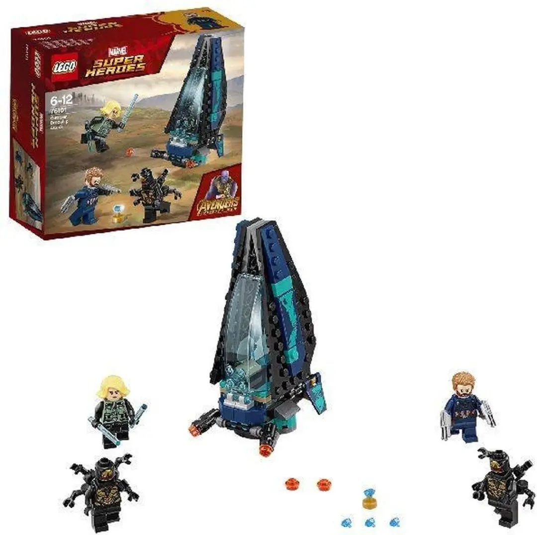 LEGO Marvel Super Heroes Avengers Outrider Shuttle 76101 - 124 Stukken