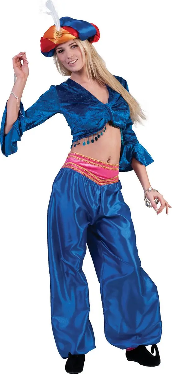 Espa Arabische Broek Haremdanseres - Blauw - One Size