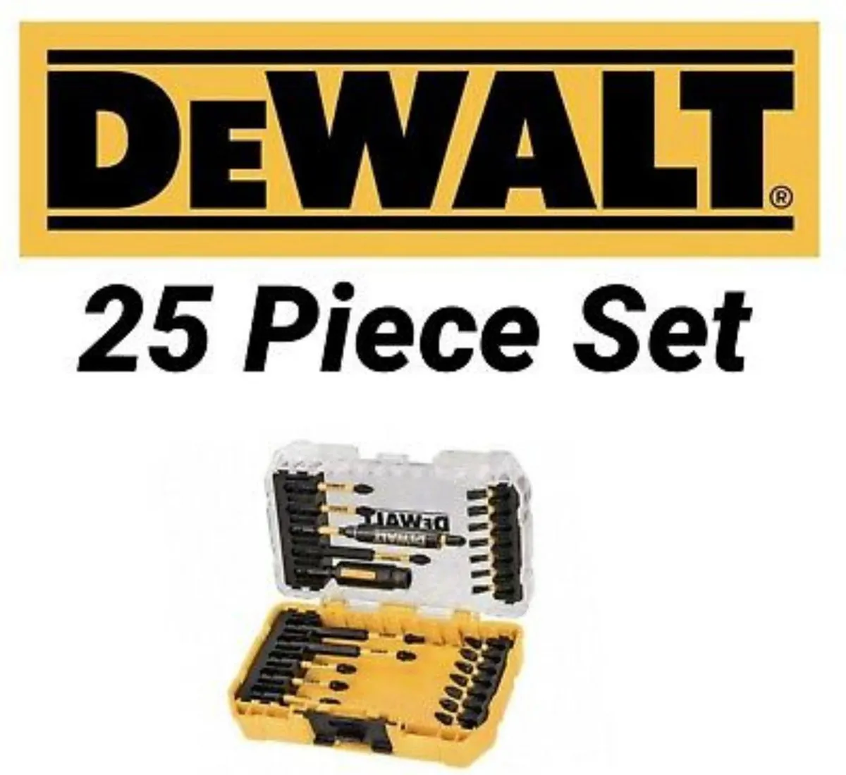 DeWALT DT70730T FLEXTORQ Schroefbitset 25-delig in TOUGH CASE