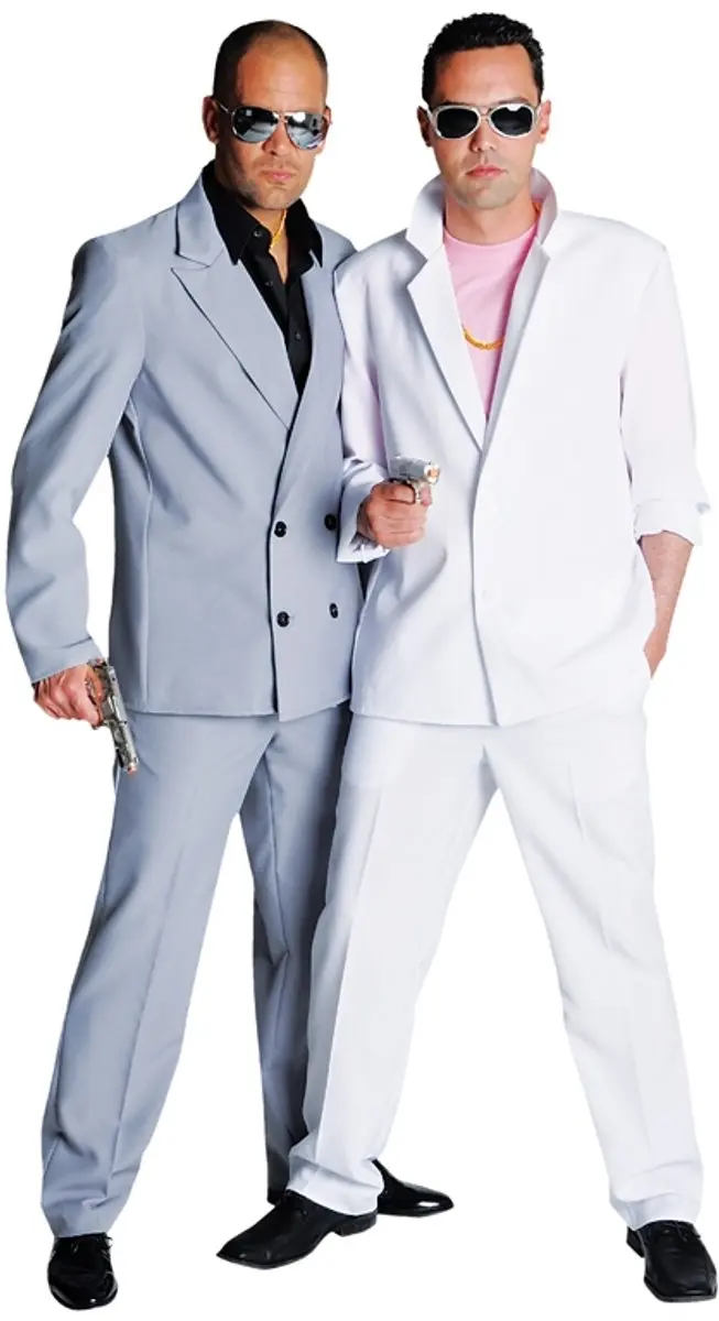Espa Miami Vice Gangster Wit - S