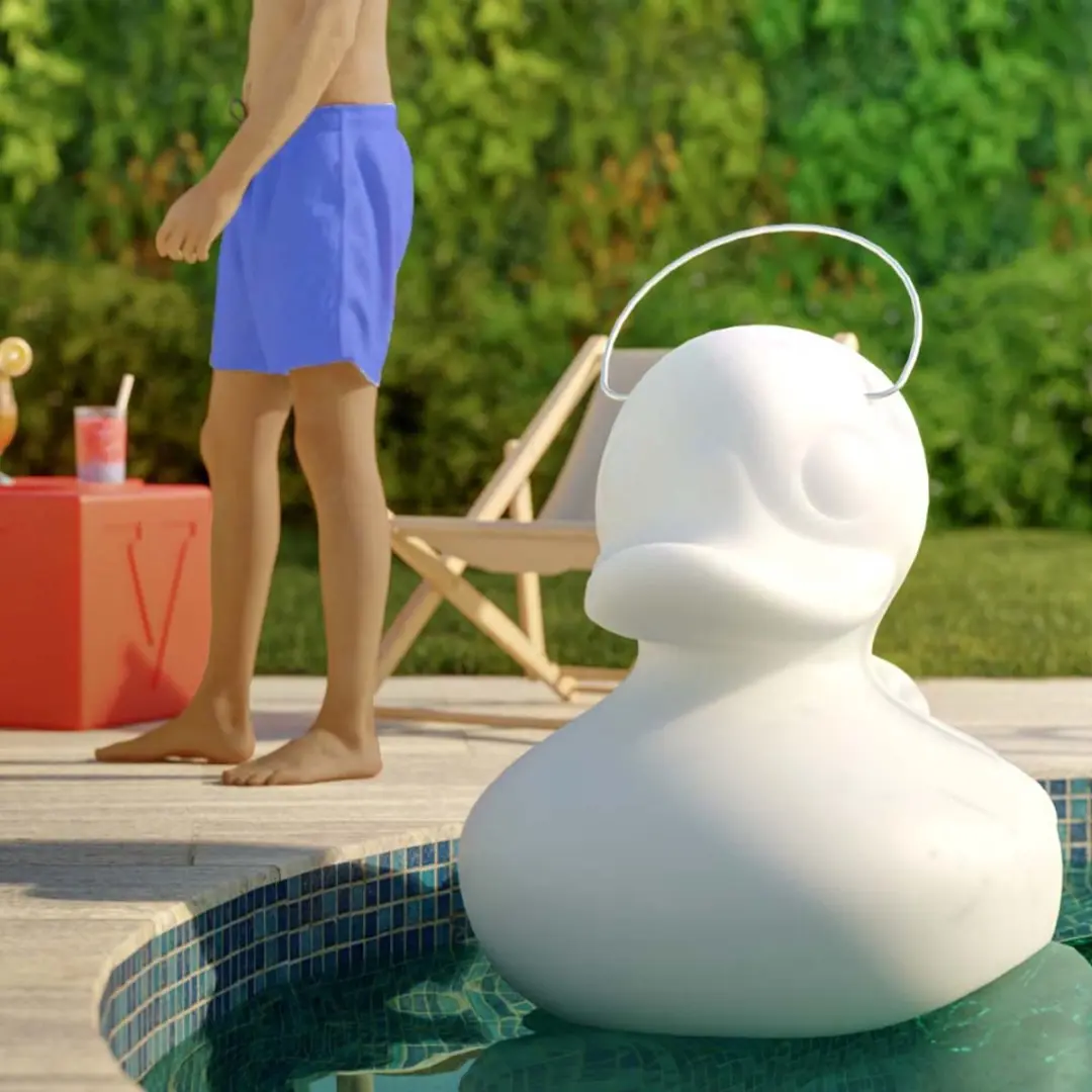 Goodnight Light The Mega Duck Lamp - Wit - afbeelding 6 van 6