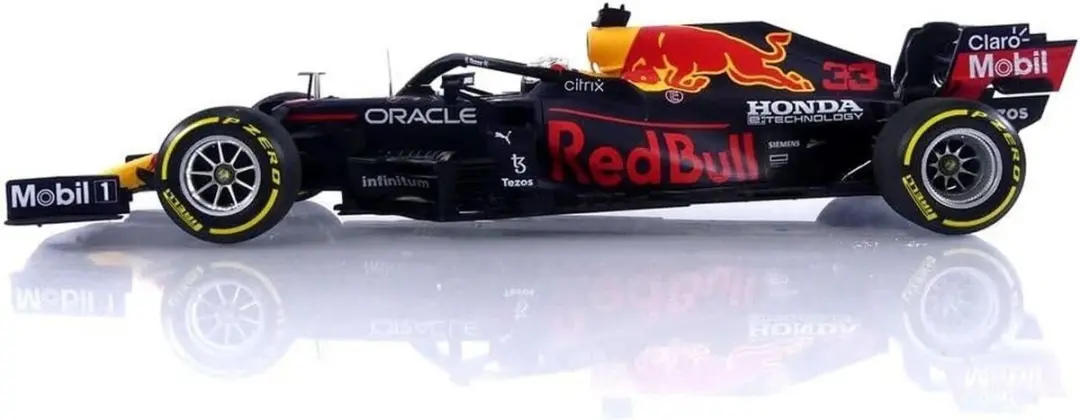 Red Bull Racing Honda RB16B #33 Minichamps - 1:18 - Zwart/Rood/Geel