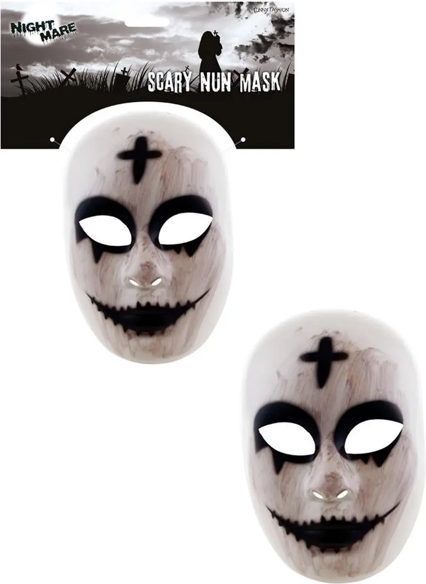 Espa Satanisch Nonnenmasker - Multicolor