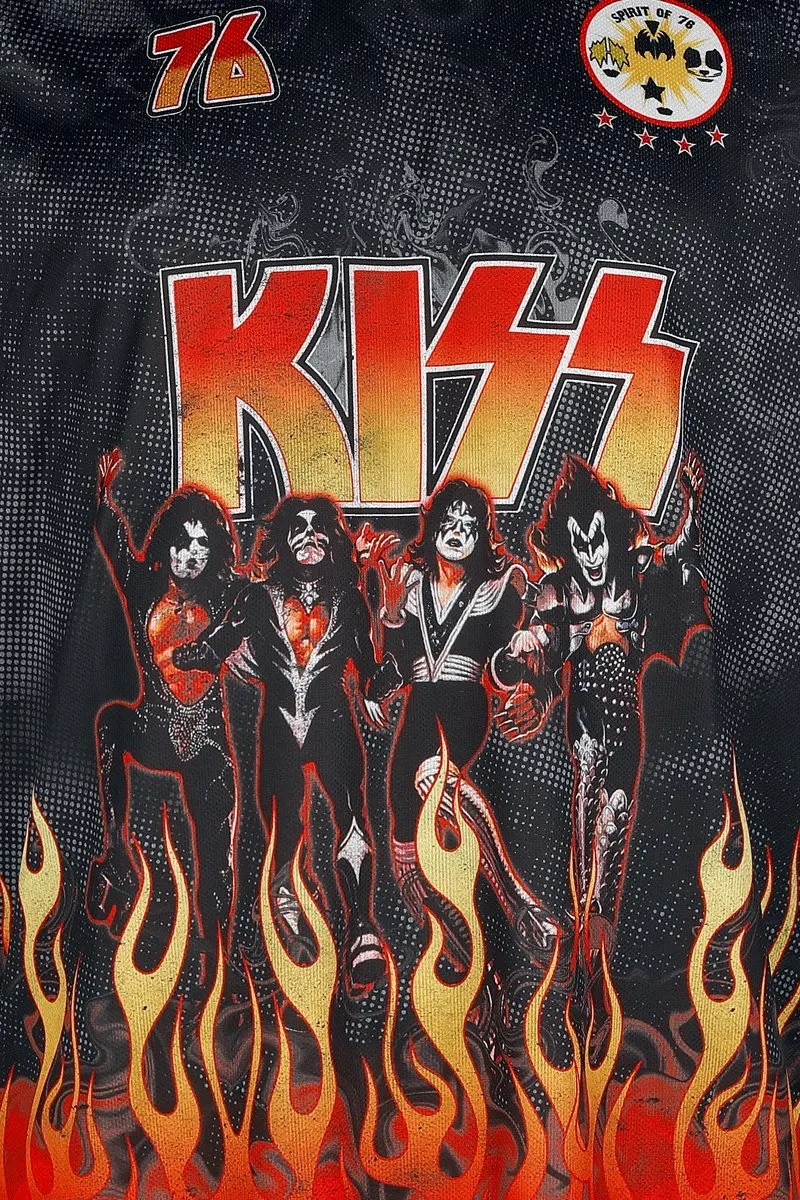 Kiss Amplified Collection Destroyer Rock FC Heren Jersey - M - Multicolor