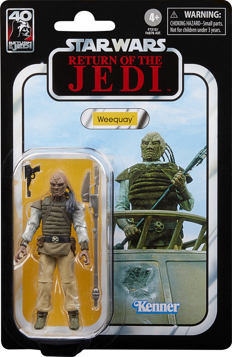 Hasbro Star Wars - Episode VI 40th Anniversary Vintage Collection Weequay 10 cm Actiefiguur - Multicolours