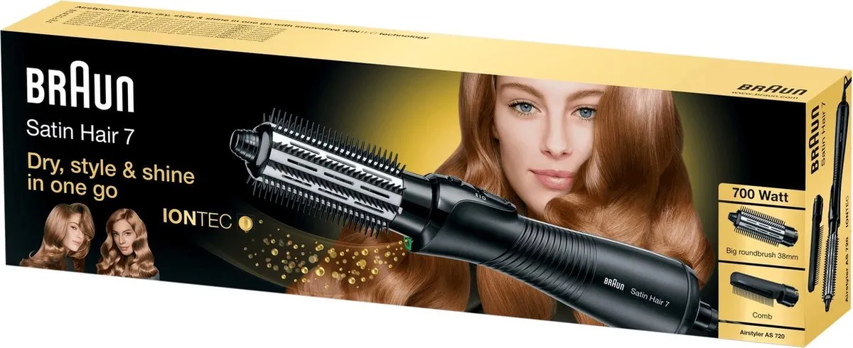 Braun Satin Hair 7 BRAS720E Föhnborstel 700W - 40mm - Zwart
