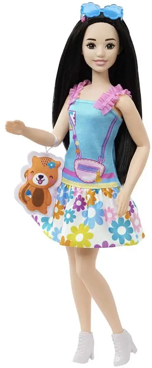 Barbie My First Barbie Vos Huisdier HLL22 - Blauw